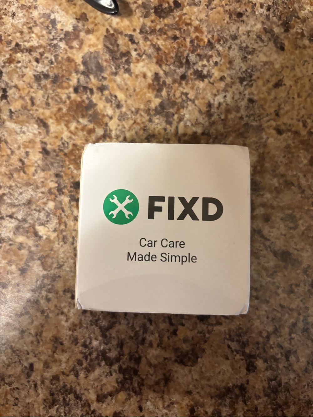 FIXD Car Care Device - White with Green Logo